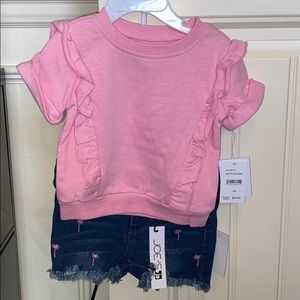 Joe’s Jeans Denim Shorts & Sweater Set NWT